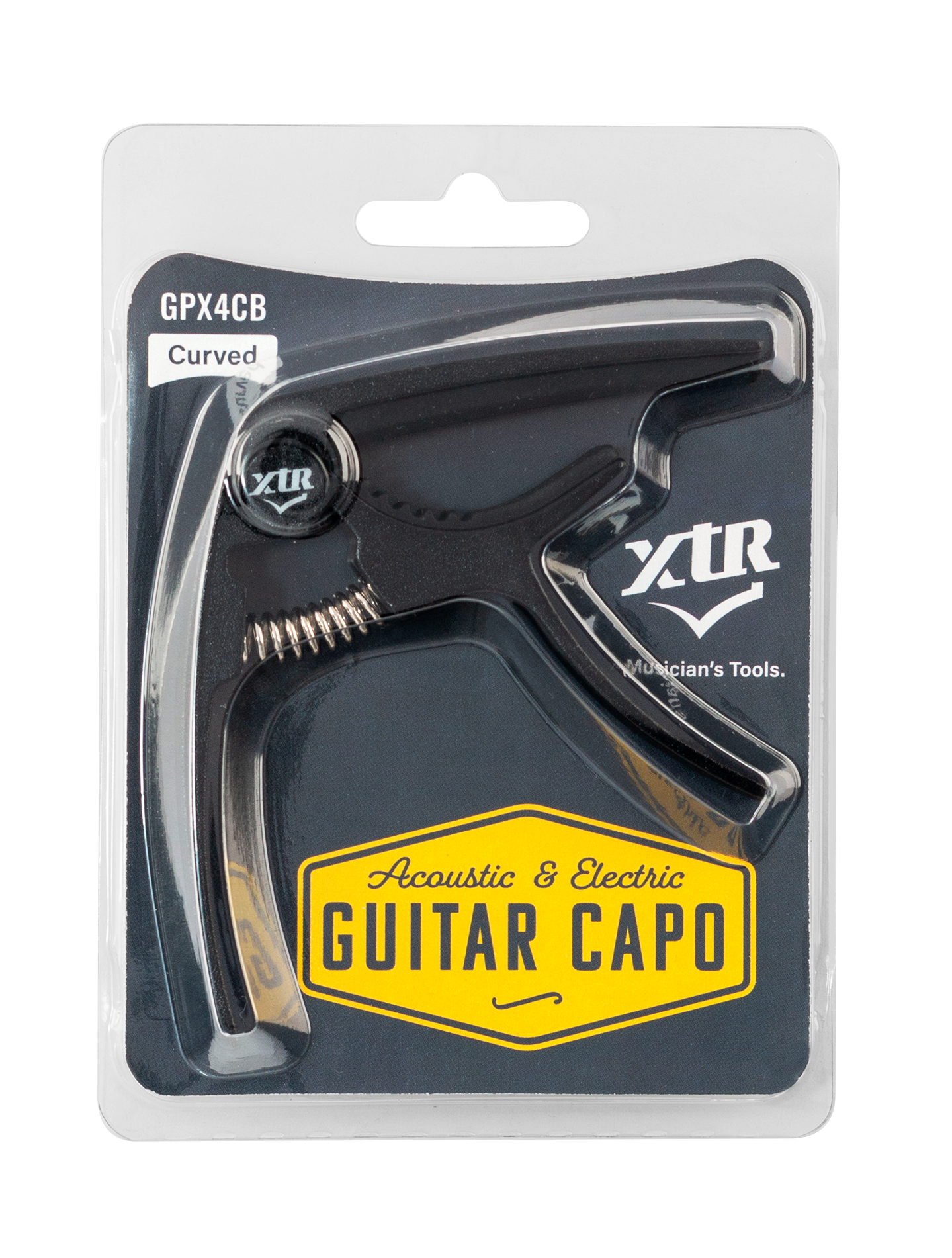 XTR | GPX4CB | Trigger Style Guitar Capo. | Black XTR | GPX4CB | Trigger Style Guitar Capo. | Black